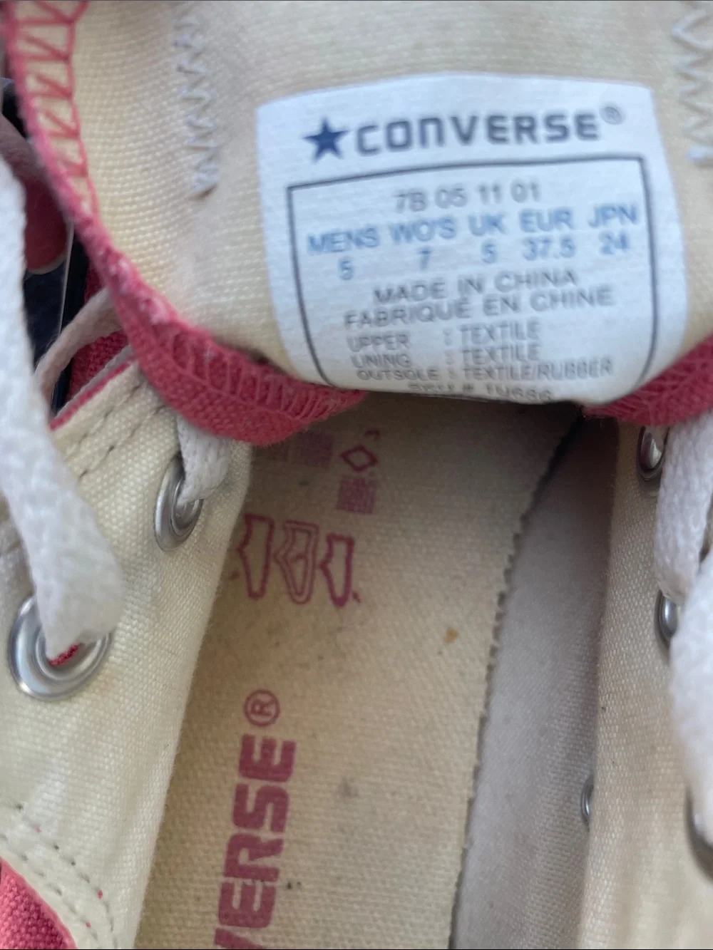 Converse All Star shoes women’s size 7